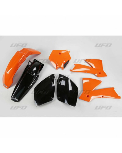 Kit Plastique Moto UFO Kit plastique UFO couleur origine orange/noir KTM