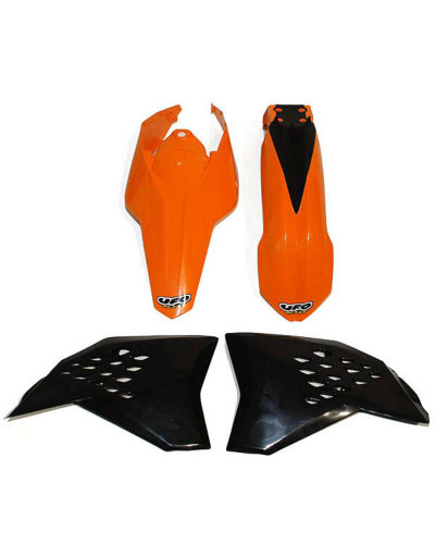 Kit Plastique Moto UFO Kit plastique UFO couleur origine orange/noir KTM