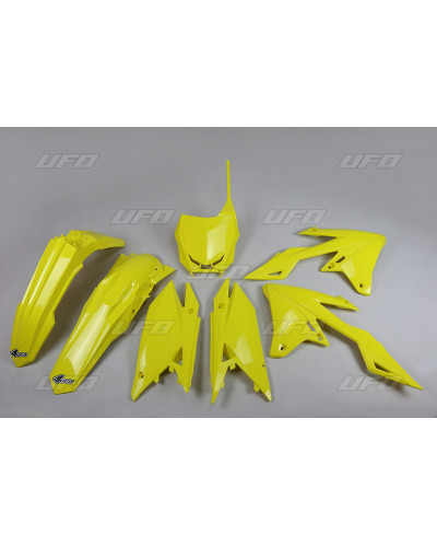 Kit Plastique Moto UFO Kit plastique UFO jaune Suzuki RM-Z450