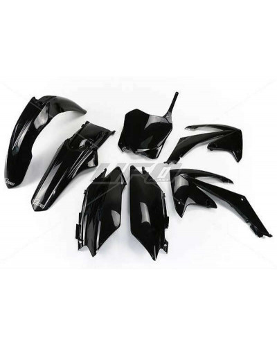 Kit Plastique Moto UFO Kit plastique UFO noir Honda CRF250R/450R