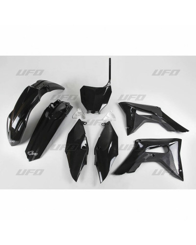 Kit Plastique Moto UFO Kit plastique UFO noir Honda CRF450R