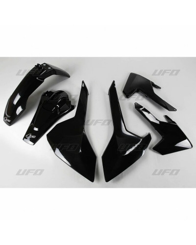 Kit Plastique Moto UFO Kit plastique UFO noir Husqvarna