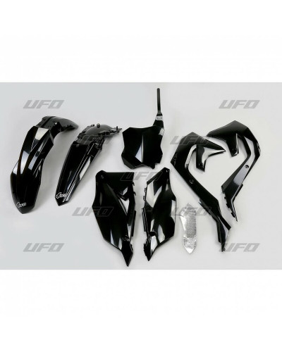 Kit Plastique Moto UFO Kit plastique UFO noir Kawasaki KX450