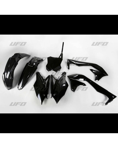 Kit Plastique Moto UFO Kit plastique UFO noir Kawasaki KX450F