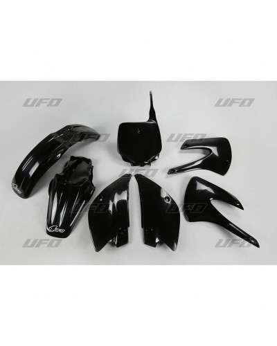 Kit Plastique Moto UFO Kit plastique UFO noir Kawasaki KX85