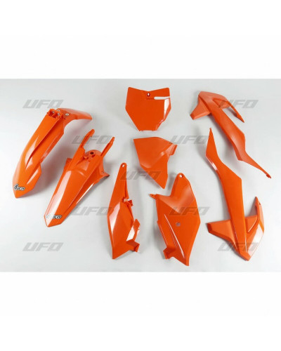 Kit Plastique Moto UFO Kit plastique UFO orange KTM SX85