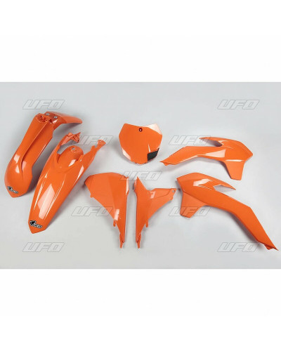 Kit Plastique Moto UFO Kit plastique UFO orange KTM