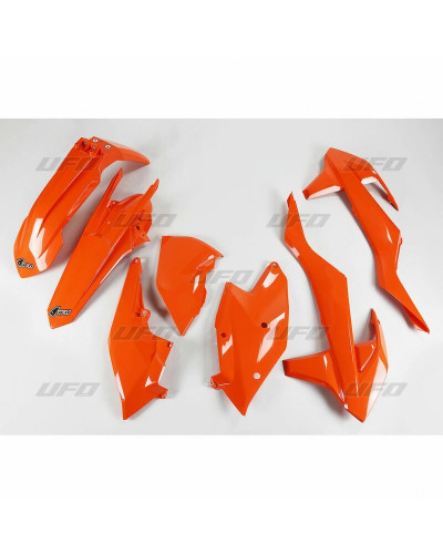 Kit Plastique Moto UFO Kit plastique UFO orange KTM