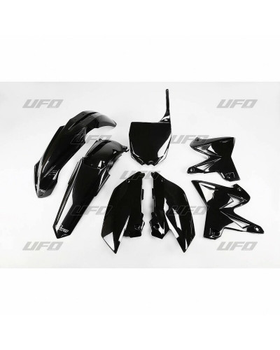 Kit Plastique Moto UFO Kit plastique UFO réplica 4T restylé noir Yamaha YZ125/250