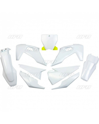 Kit Plastique Moto UFO Kit plastiques UFO blanc Husqvarna FC/TC