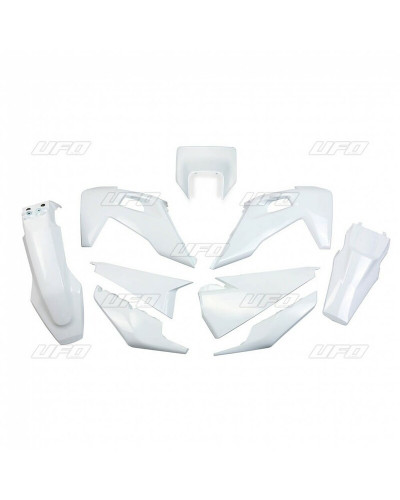 Kit Plastique Moto UFO Kit plastiques UFO blanc Husqvarna FE/TE