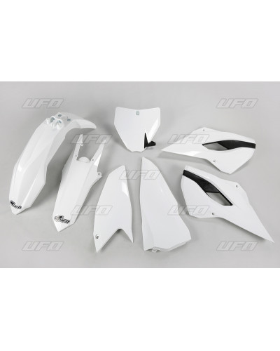 Kit Plastique Moto UFO Kit plastiques UFO blanc Husqvarna TC250