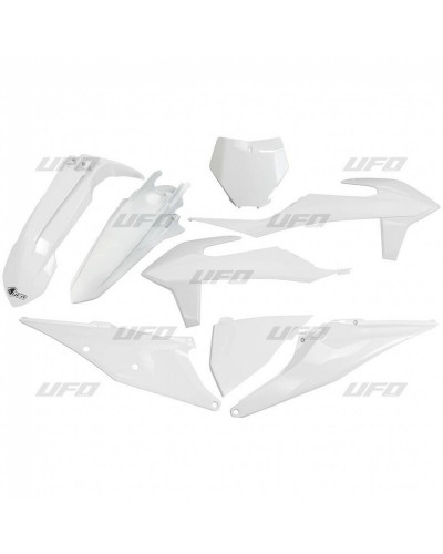Kit Plastique Moto UFO Kit plastiques UFO blanc KTM SX/SX-F