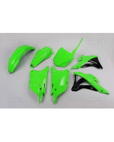 Kit Plastique Moto UFO Kit plastiques UFO couleur origine (2020) Kawasaki KX85