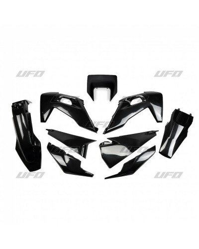 Kit Plastique Moto UFO Kit plastiques UFO noir Husqvarna FE/TE