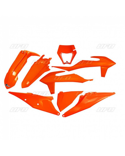 Kit Plastique Moto UFO Kit plastiques UFO orange fluo KTM EXC/EXC-F