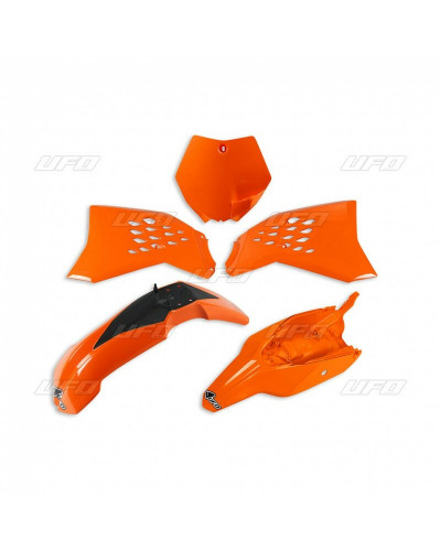 Kit Plastique Moto UFO Kit plastiques UFO orange KTM SX 65