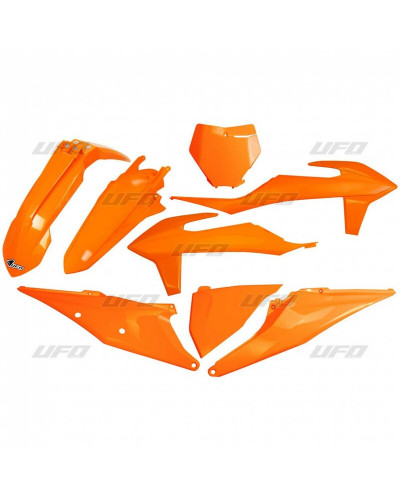 Kit Plastique Moto UFO Kit plastiques UFO orange KTM SX/SX-F