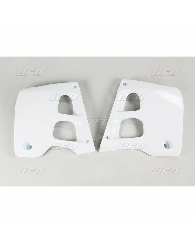 Ouies Radiateur Moto UFO Ouïes de radiateur UFO blanc Honda CR125R/250R