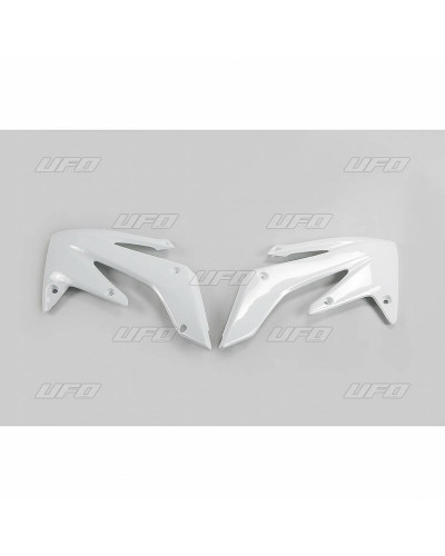 Ouies Radiateur Moto UFO Ouïes de radiateur UFO blanc Honda CRF250X/R