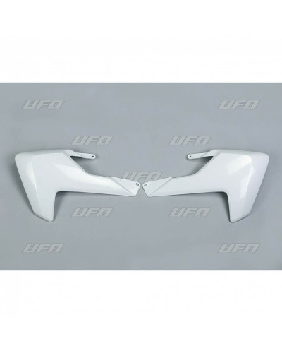 Ouies Radiateur Moto UFO Ouïes de radiateur UFO blanc Husqvarna TC85