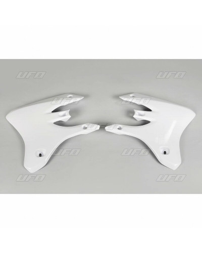 Ouies Radiateur Moto UFO Ouïes de radiateur UFO blanc Yamaha WR250F/450F