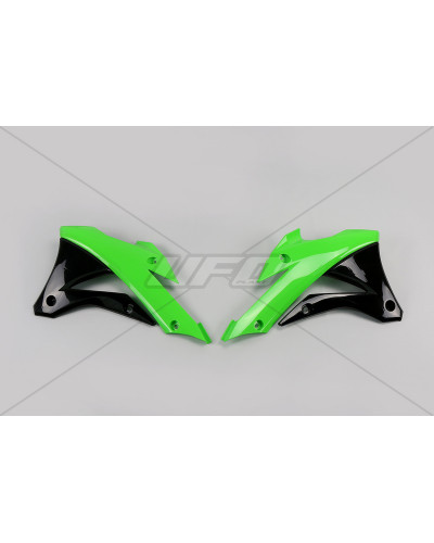 Ouies Radiateur Moto UFO Ouïes de radiateur UFO couleur origine 2014 Kawasaki KX85