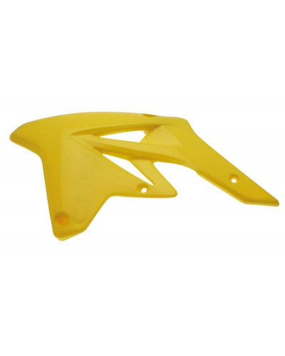 Ouies Radiateur Moto UFO Ouïes de radiateur UFO jaune Suzuki RM-Z250