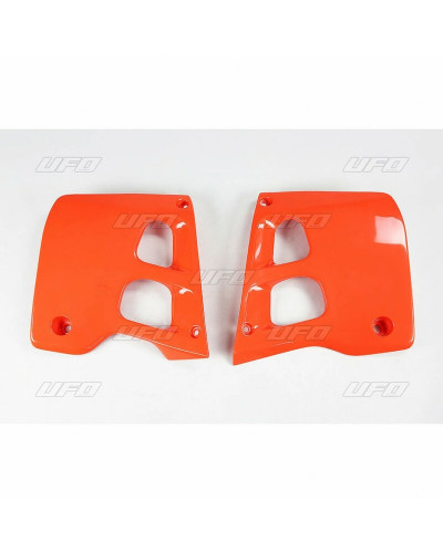 Ouies Radiateur Moto UFO Ouïes de radiateur UFO orange Honda CR125R/250R