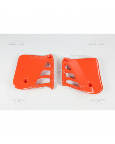 Ouies Radiateur Moto UFO Ouïes de radiateur UFO orange Honda CR250R