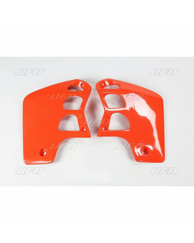 Ouies Radiateur Moto UFO Ouïes de radiateur UFO orange Honda CR500R