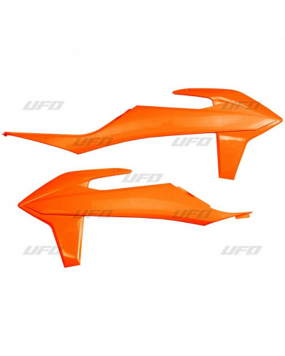 Ouies Radiateur Moto UFO Ouïes de radiateur UFO orange KTM SX/SX-F