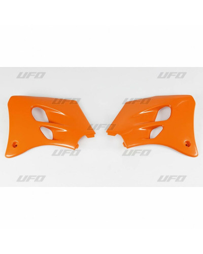 Ouies Radiateur Moto UFO Ouïes de radiateur UFO orange KTM SX60/65