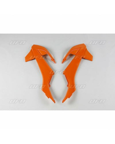 Ouies Radiateur Moto UFO Ouïes de radiateur UFO orange KTM SX65