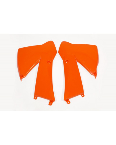 Ouies Radiateur Moto UFO Ouïes de radiateur UFO orange KTM SX85