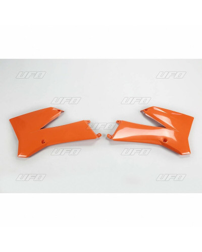 Ouies Radiateur Moto UFO Ouïes de radiateur UFO orange KTM SX85