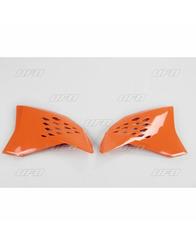 Ouies Radiateur Moto UFO Ouïes de radiateur UFO orange KTM