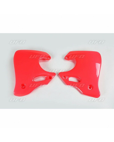 Ouies Radiateur Moto UFO Ouïes de radiateur UFO rouge Honda CR125R/250R