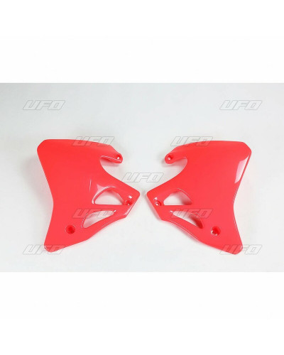 Ouies Radiateur Moto UFO Ouïes de radiateur UFO rouge Honda CR125R/250R