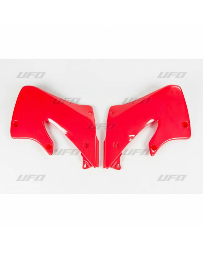 Ouies Radiateur Moto UFO Ouïes de radiateur UFO rouge Honda CR125R/250R