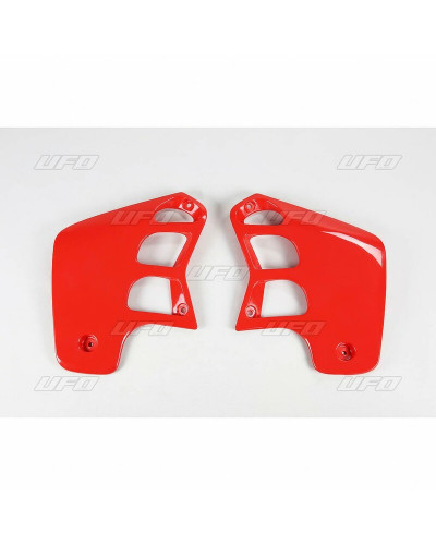 Ouies Radiateur Moto UFO Ouïes de radiateur UFO rouge Honda CR125R/250R