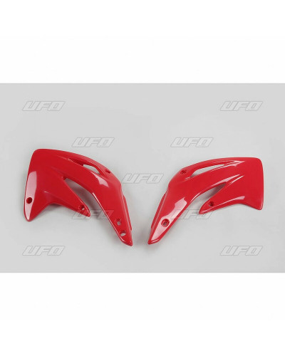 Ouies Radiateur Moto UFO Ouïes de radiateur UFO rouge Honda CR85R/85RB