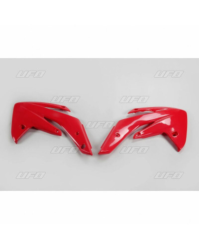 Ouies Radiateur Moto UFO Ouïes de radiateur UFO rouge Honda CRF150R