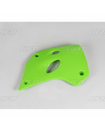 Ouies Radiateur Moto UFO Ouïes de radiateur UFO vert Kawasaki KX80