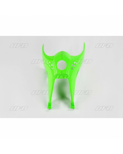 Ouies Radiateur Moto UFO Ouïes de radiateur UFO vert KX origine Kawasaki KLX110