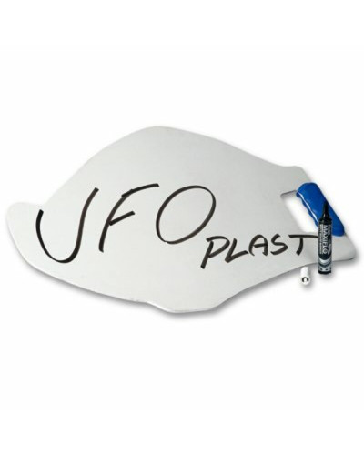 Panneautage Moto UFO Panneautage UFO blanc avec marqueur