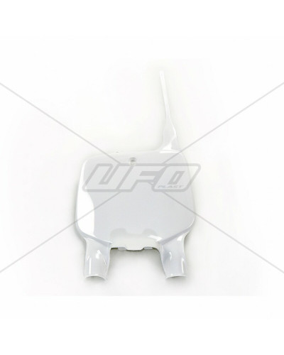 Plaque Course Moto UFO Plaque numéro frontale UFO blanc Kawasaki