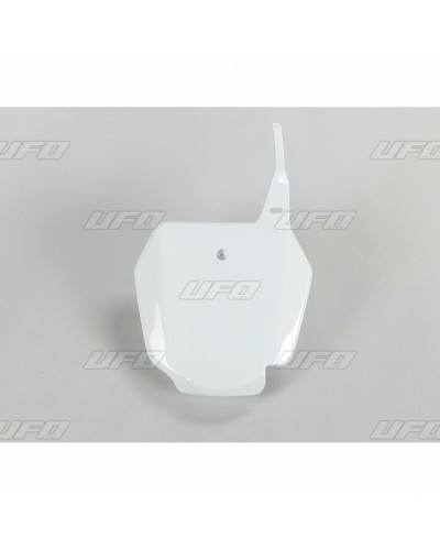 Plaque Course Moto UFO Plaque numéro frontale UFO blanc Suzuki RM85