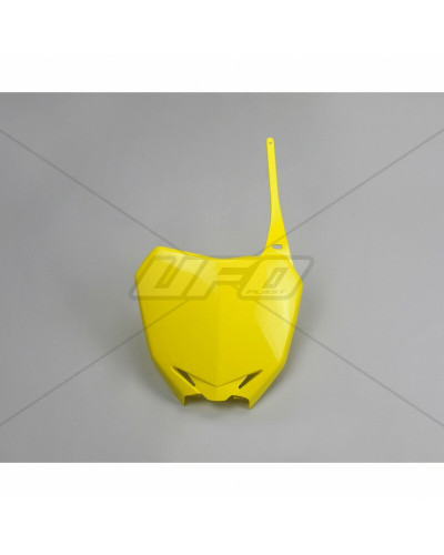 Plaque Course Moto UFO Plaque numéro frontale UFO jaune Suzuki RM-Z250/450