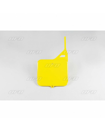 Plaque Course Moto UFO Plaque numéro frontale UFO jaune Suzuki RM125/250